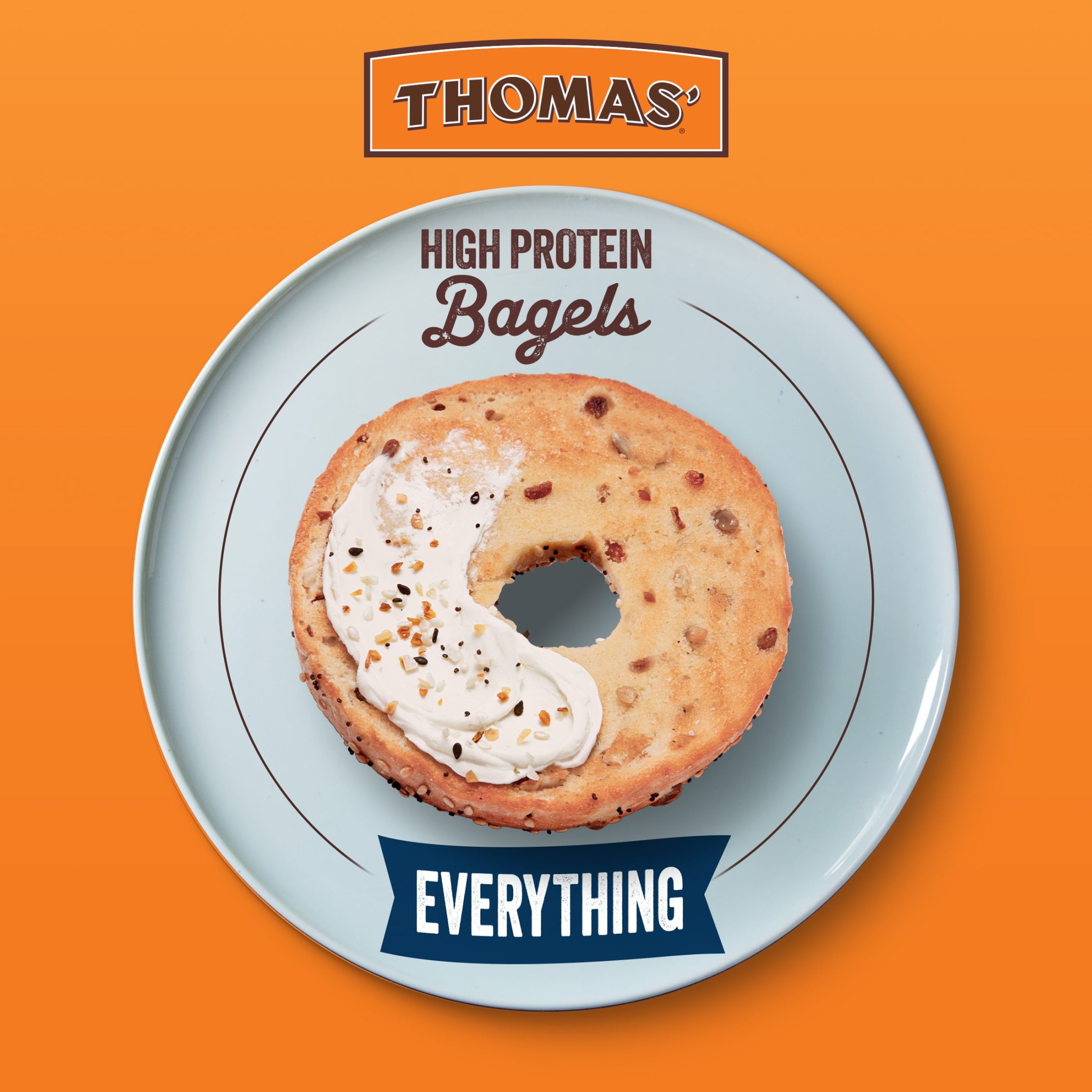 High Protein Everything Bagels 15.5 Oz 4 Count