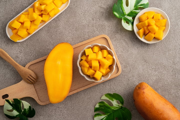 Marketside Fresh Cut Mango Chunks 10 Oz Tray