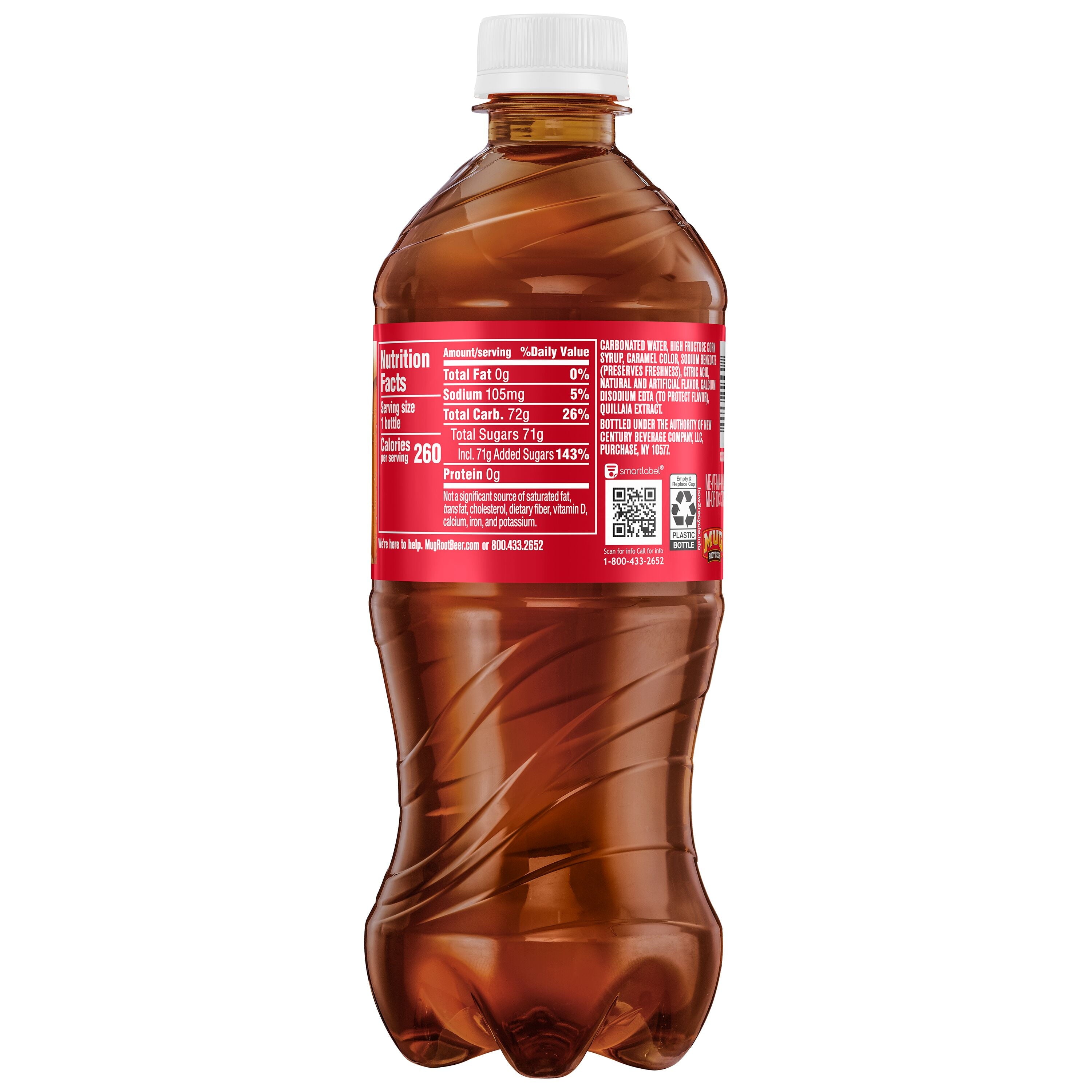 Mug Caffeine-Free Root Beer Soda Pop Bottle 20 Fl Oz Single
