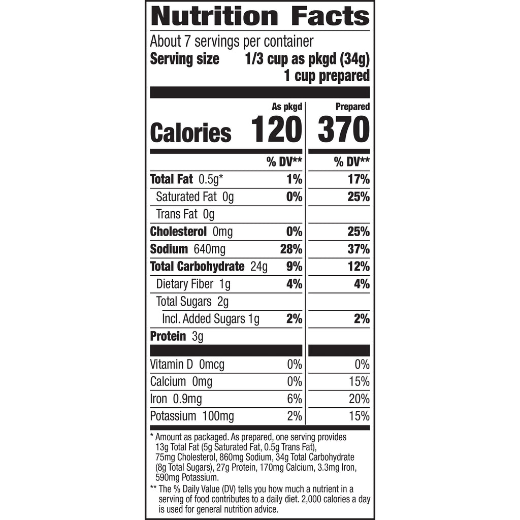 Hamburger Helper Double Cheeseburger Macaroni Value Size Box 9.6 Oz