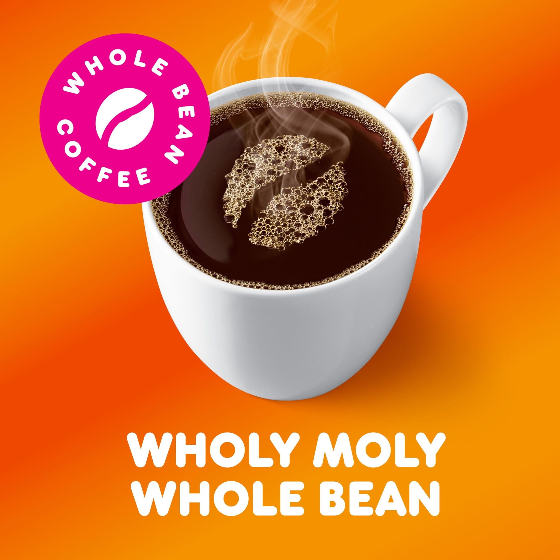 Dunkin' Original Blend Naturally Caffeinated Medium Roast Whole Bean Coffee 12 oz Bag