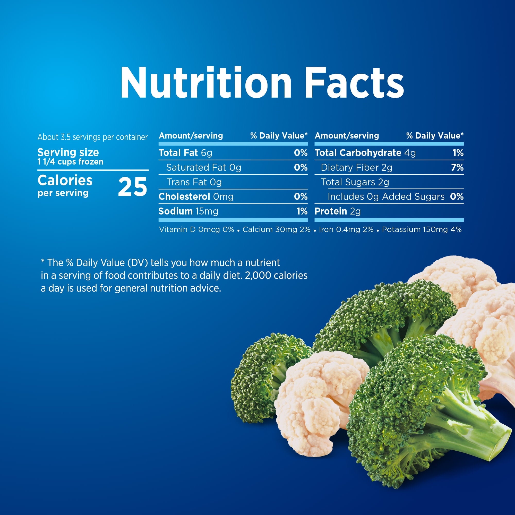 Birds Eye Steamfresh Broccoli Cauliflower Frozen 10.8 Oz
