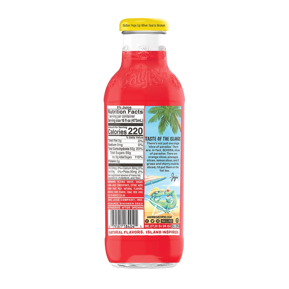 Calypso Paradise Punch Lemonade 16 fl oz