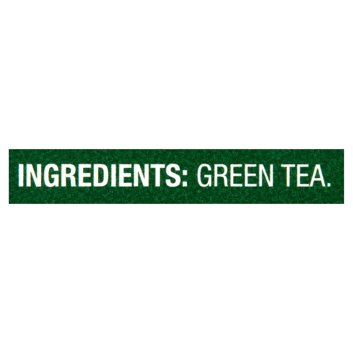 Great Value Naturally Caffeinated Green Tea Bags 2.5 oz 40 Count