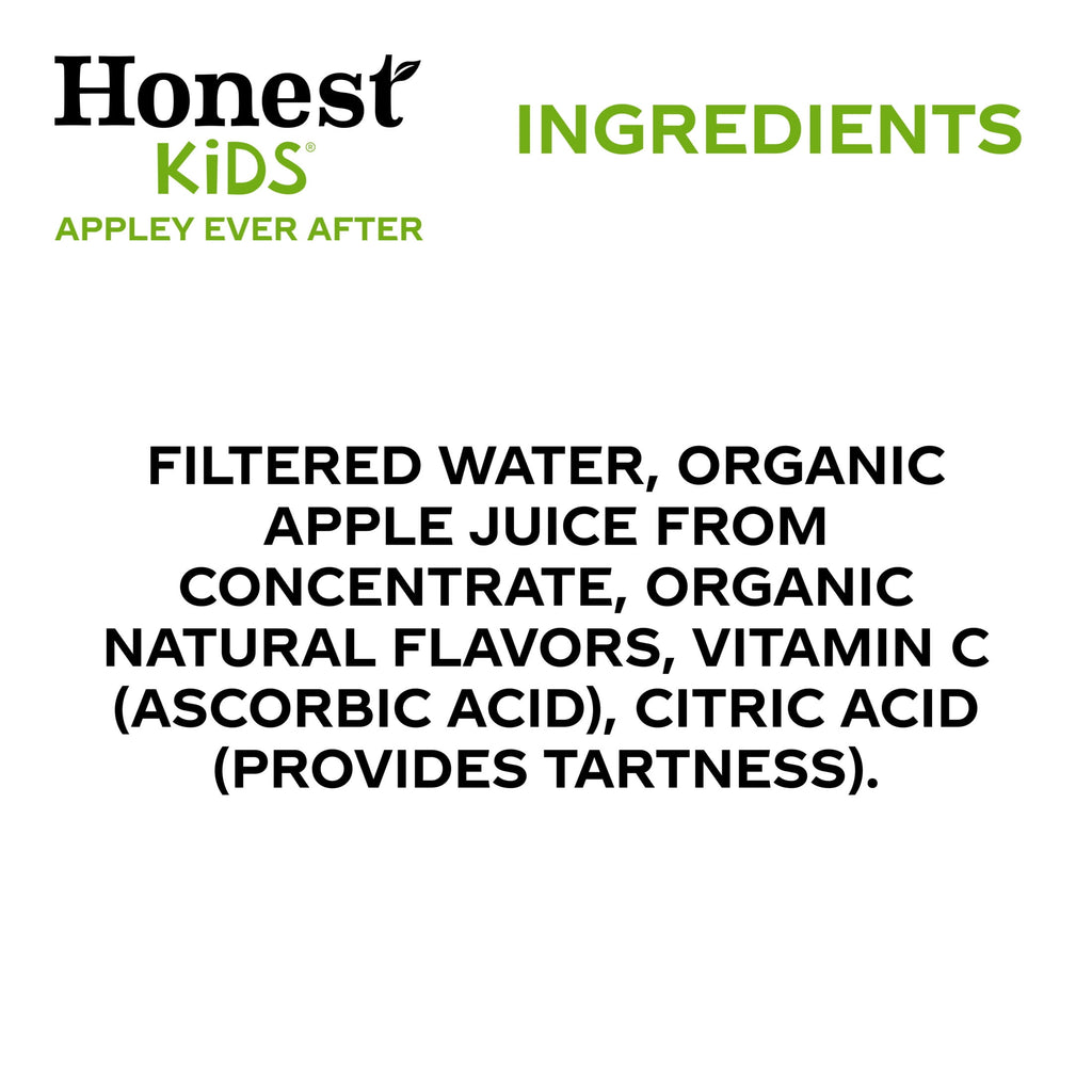 Honest Kids Appley Ever After Organic Juice Drink Cartons 6 fl oz 20 Pack