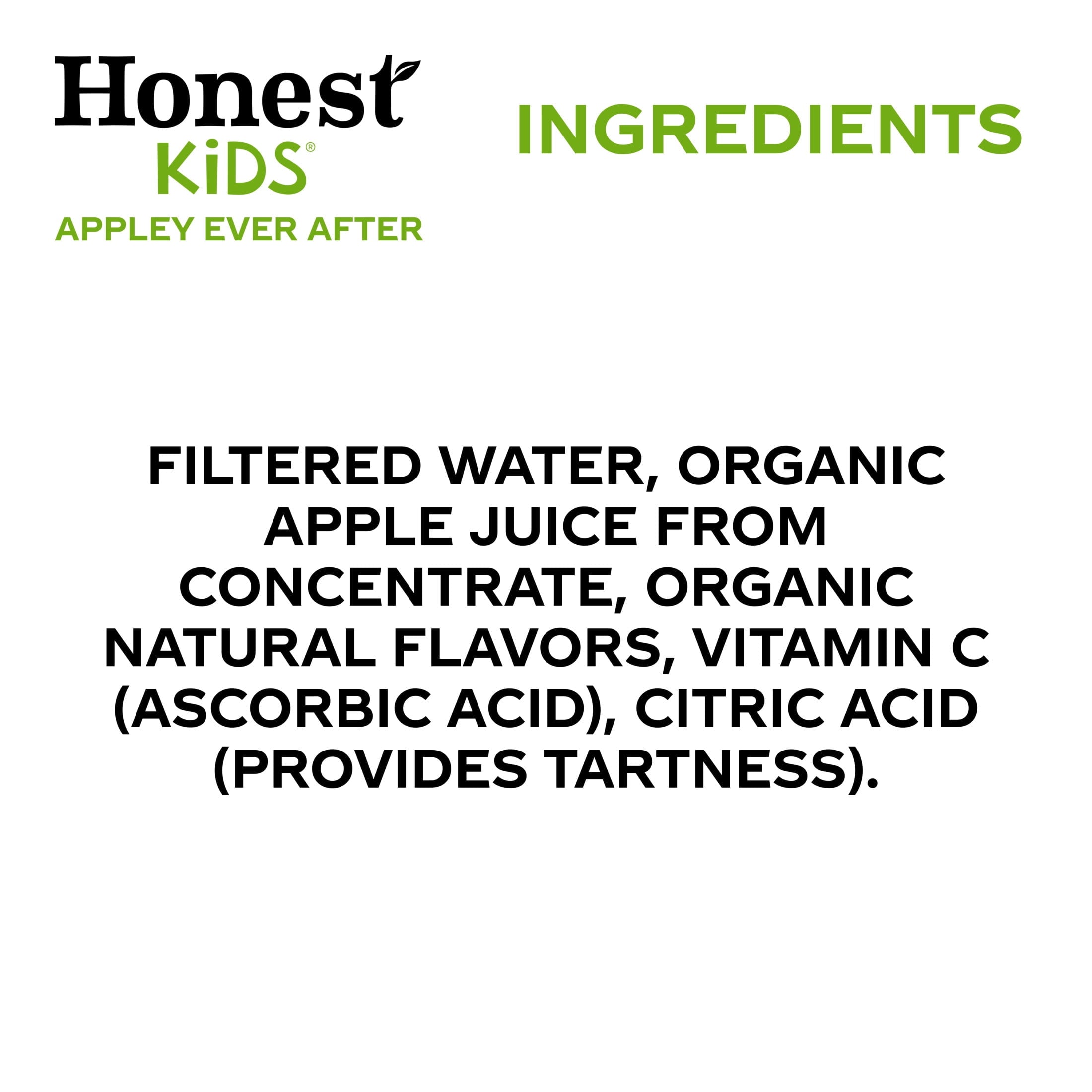 Honest Kids Appley Ever After Organic Juice Drink Cartons 6 fl oz 20 Pack