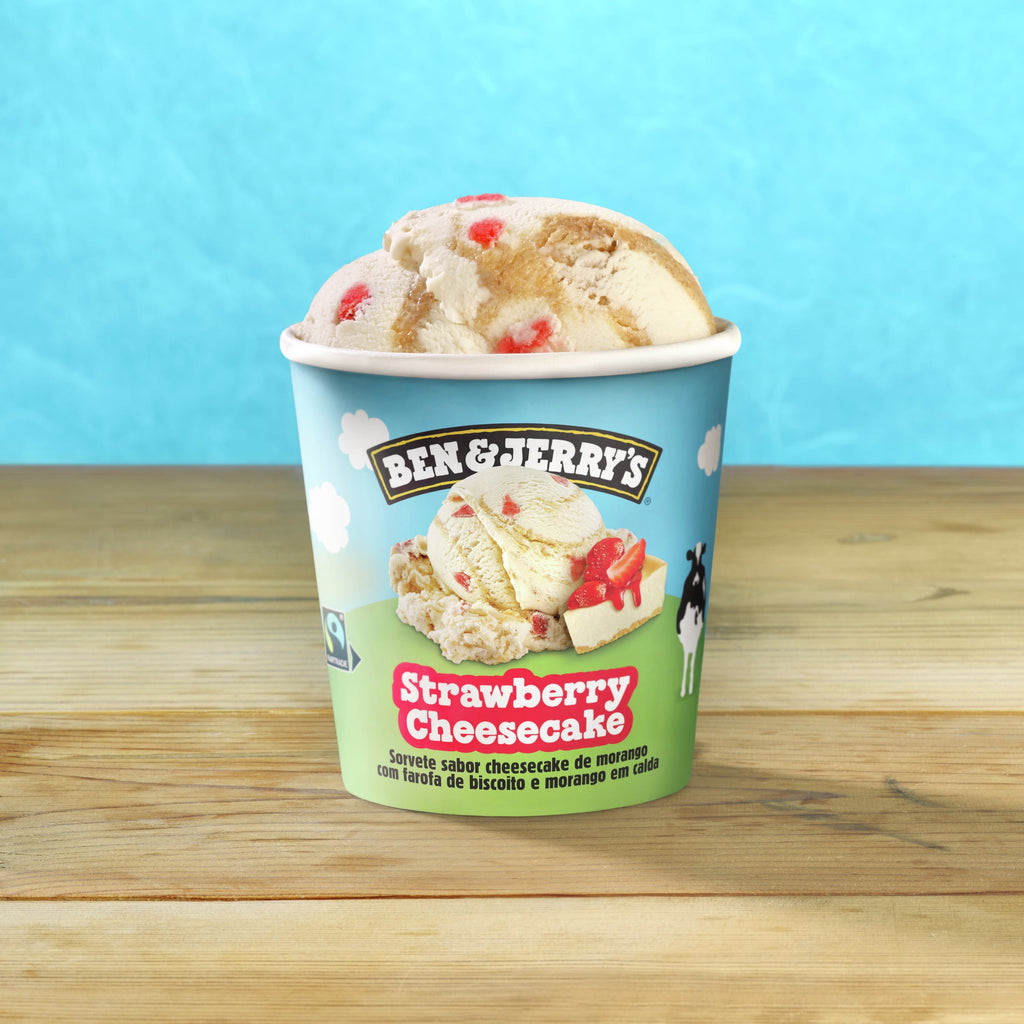 Ben & Jerry's Strawberry Cheesecake Ice Cream 16 Fl Oz