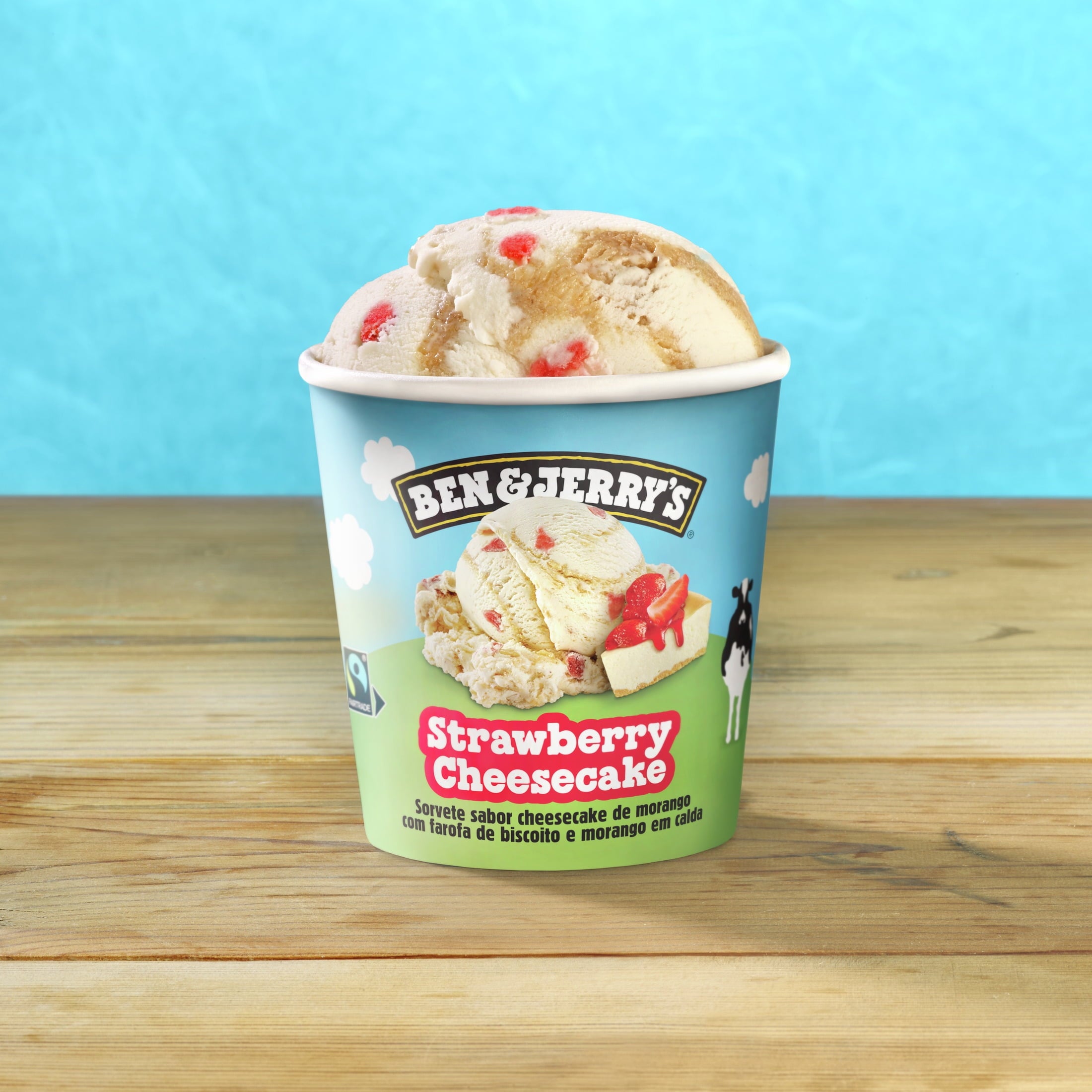 Ben & Jerry's Strawberry Cheesecake Ice Cream 16 Fl Oz