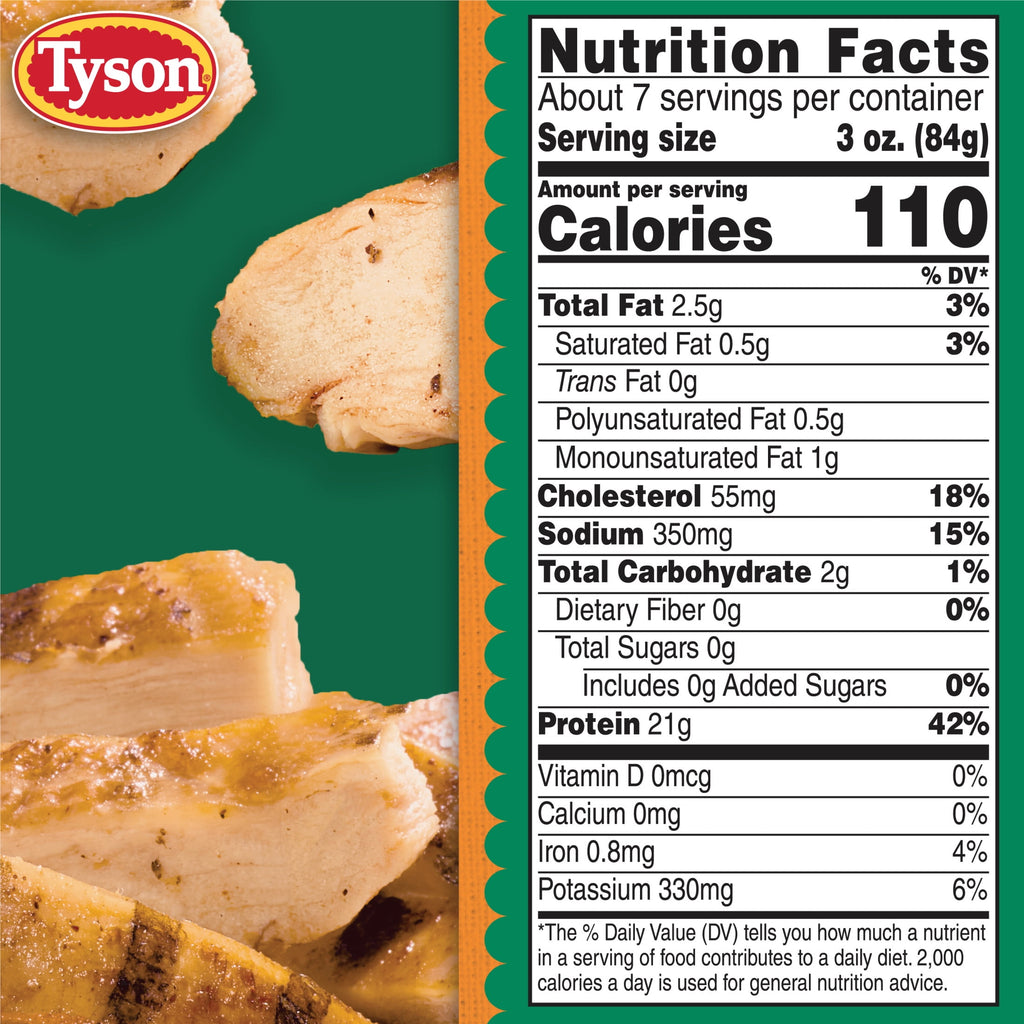 Tyson Grilled Fajita Chicken Breast Strips Frozen 22 Oz