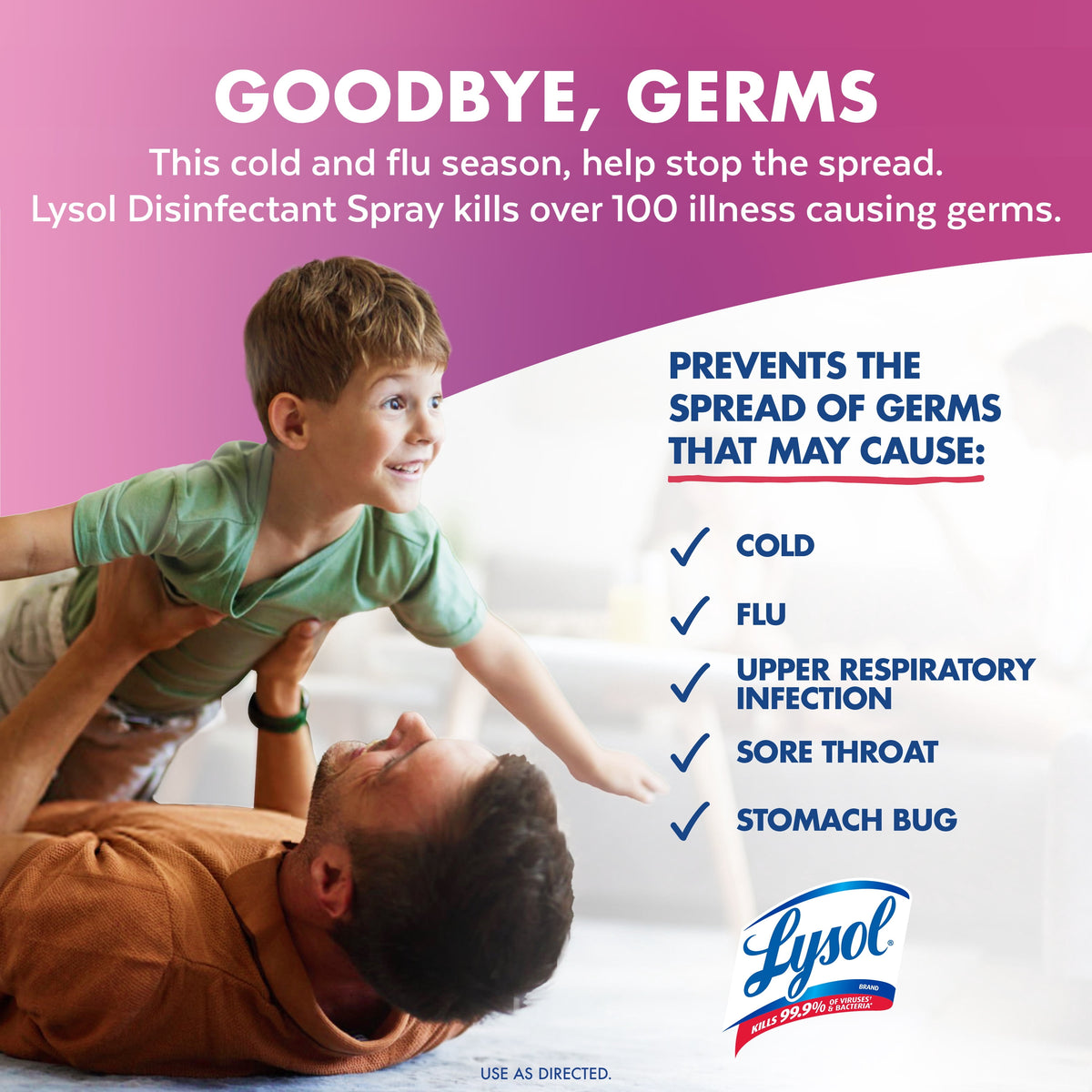 Lysol Disinfectant Spray Early Morning Breeze 19 oz