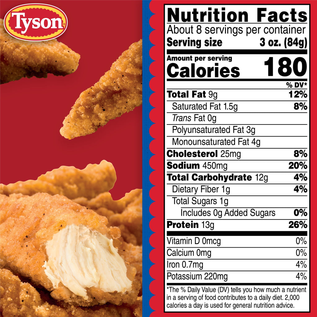 Tyson Southern Style Chicken Breast Tenderloins Frozen 25 Oz