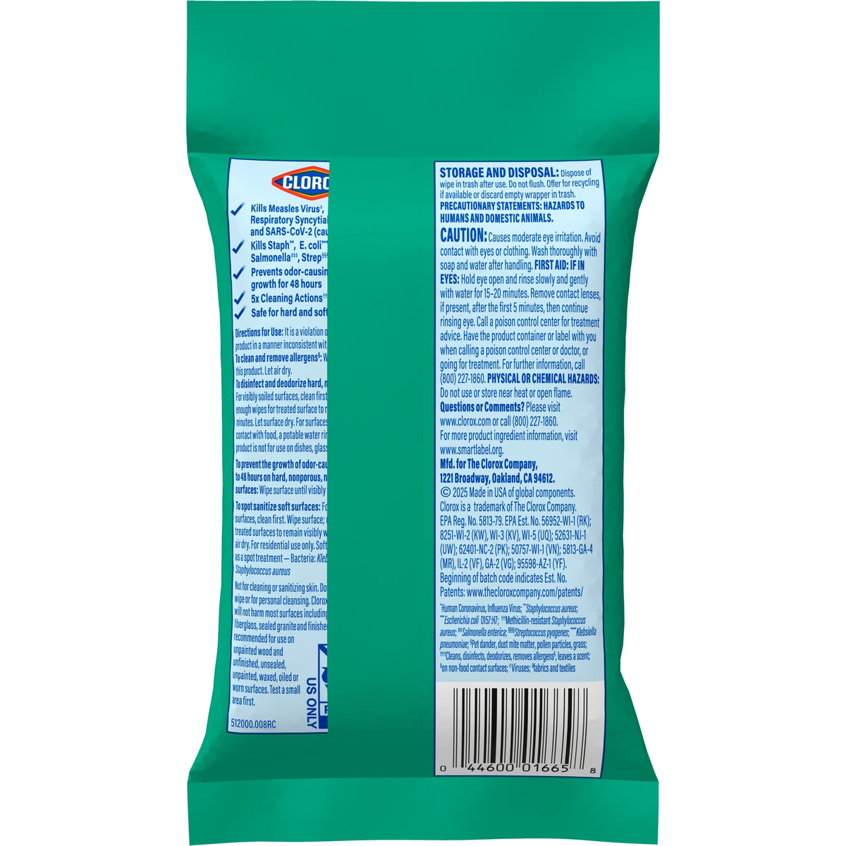 Clorox Disinfecting Cleaning Wipes To Go Pack Bleach Free Fresh Scent 9 Count