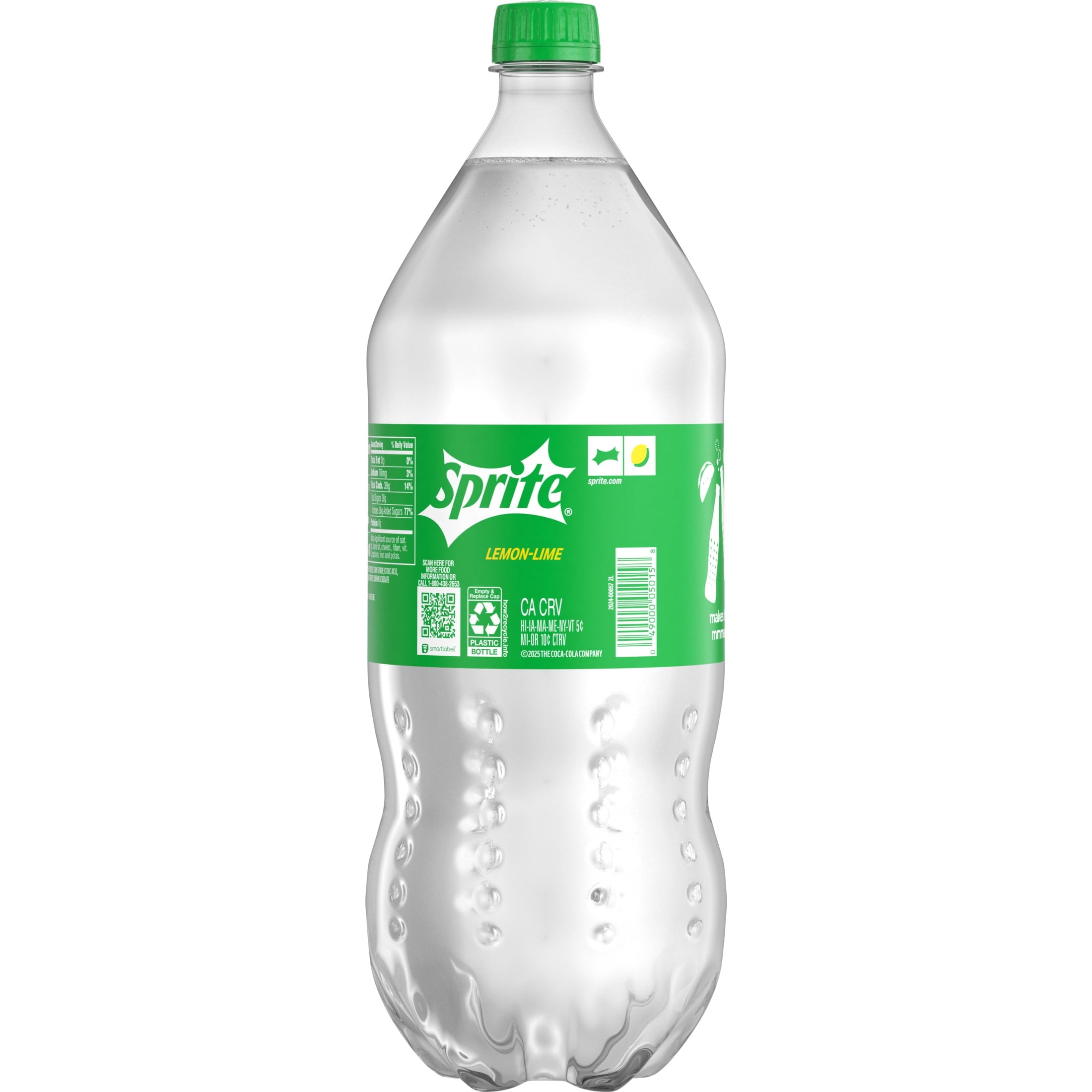Sprite Lemon-Lime Caffeine Free Soda Pop Bottle 2 Liters