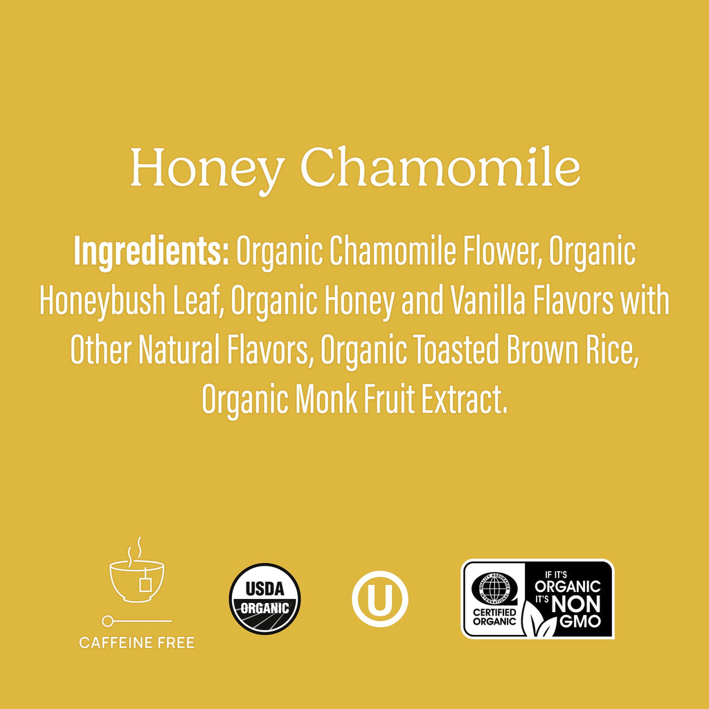 Yogi Honey Chamomile Caffeine-Free Organic Herbal Tea Bags 16 Count