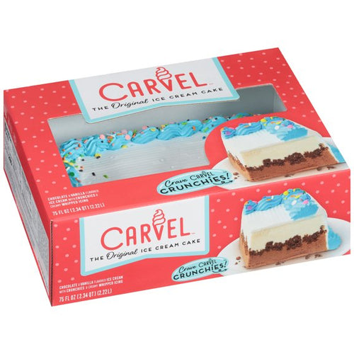 Chocolate and Vanilla Ice Cream Cake 75 Fl Oz 1 Count Carvel