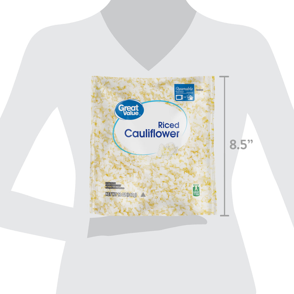 Great Value Riced Cauliflower Frozen 12 Oz