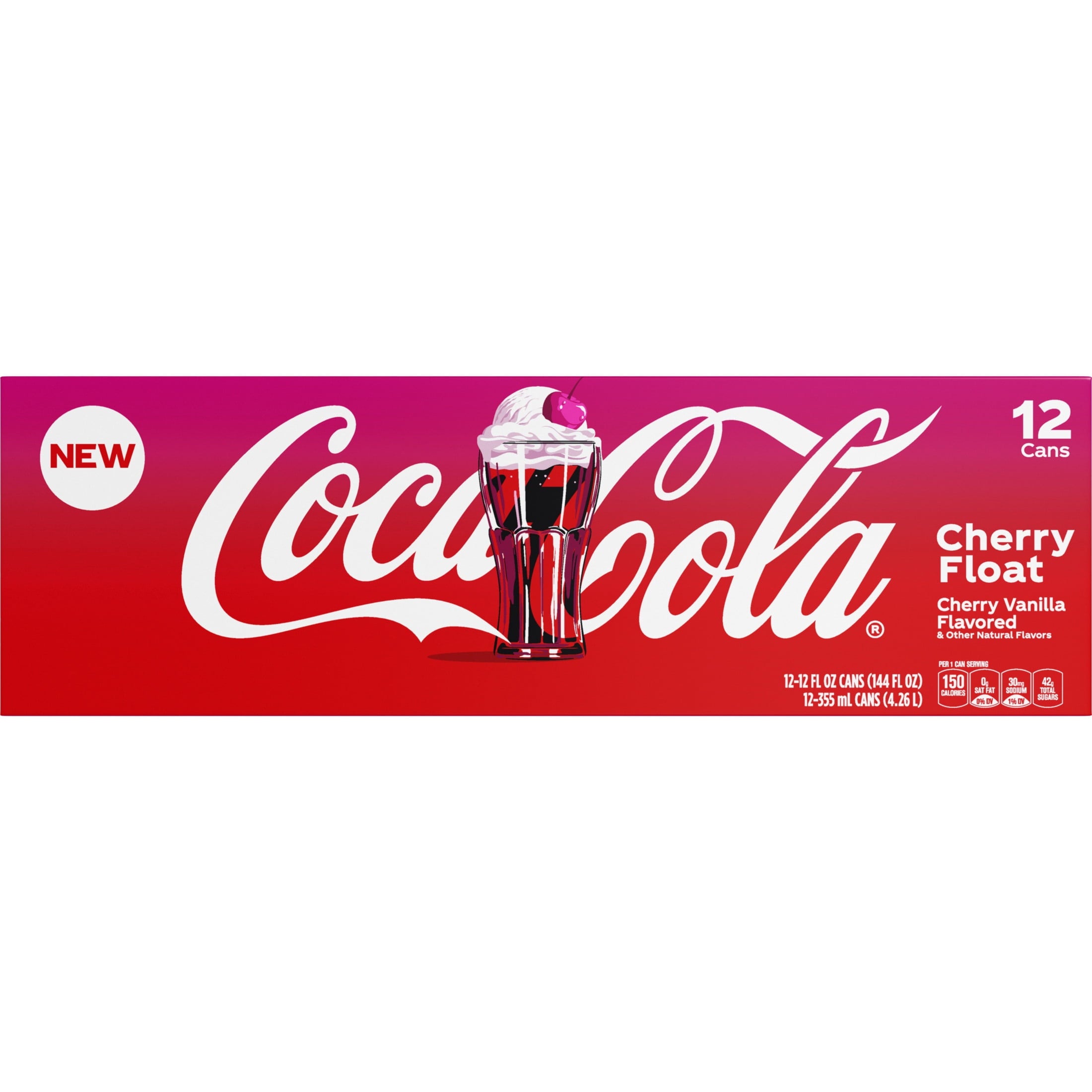 Cherry Float Soda Pop Fridge Pack Cans 12 Fl Oz 12 Pack Coca-Cola