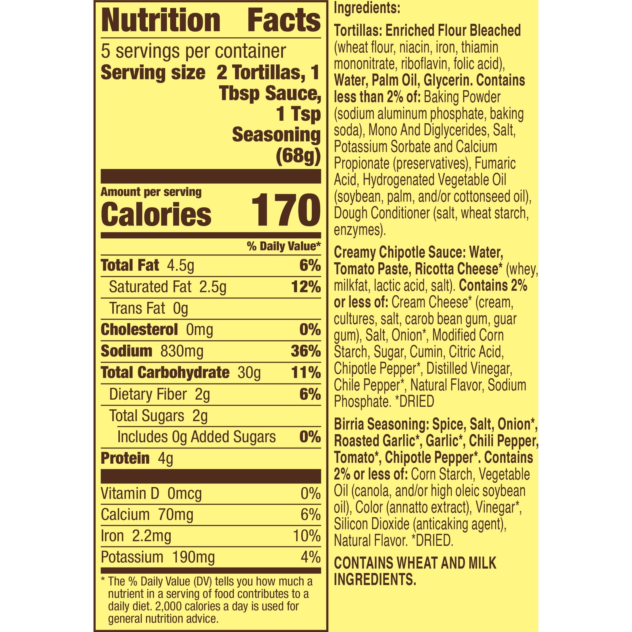 Birria Taco Kit Seasoning Sauce Soft Tortillas 12.1 Oz Old El Paso