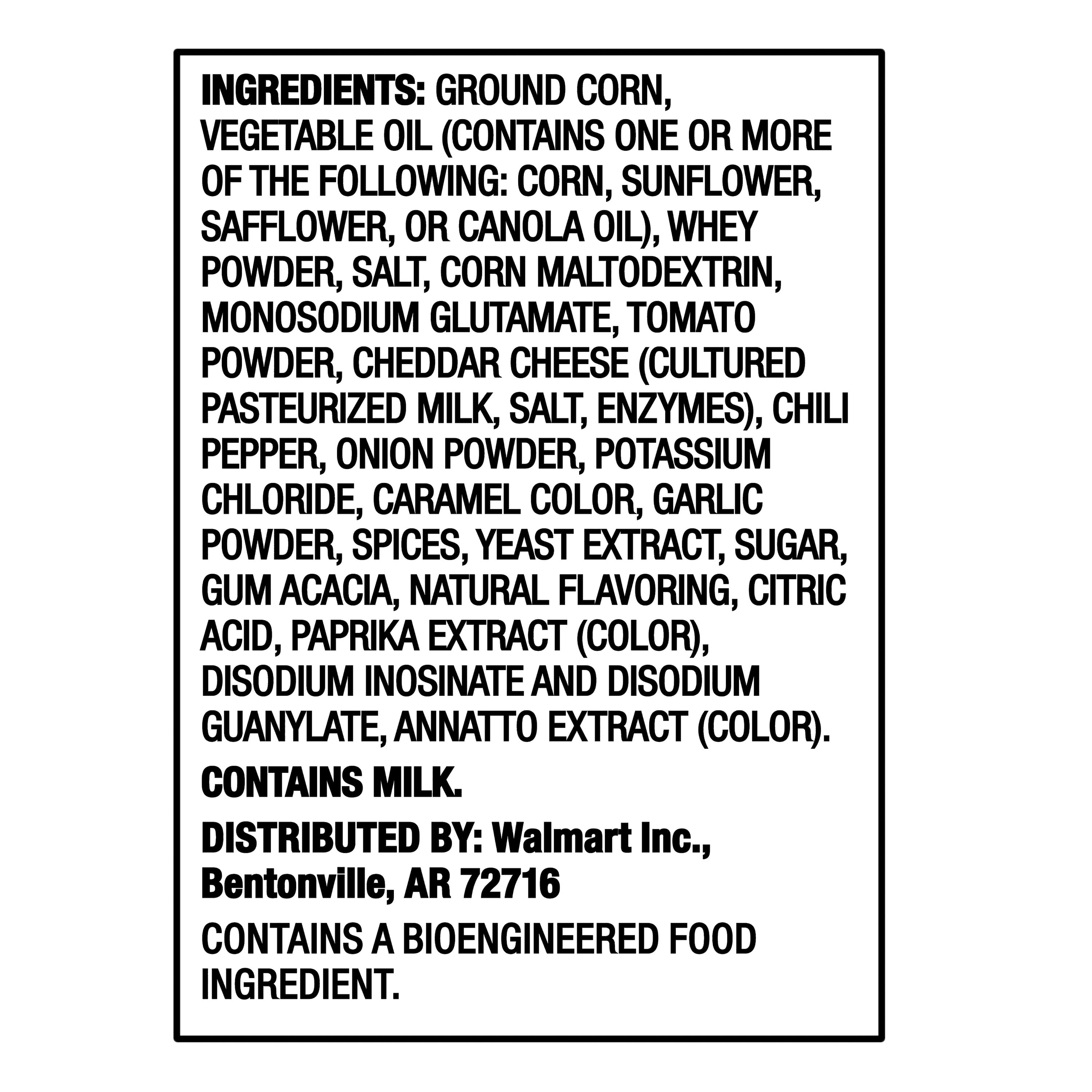 Chili Cheese Flavored Corn Chips 9.25 Oz Great Value