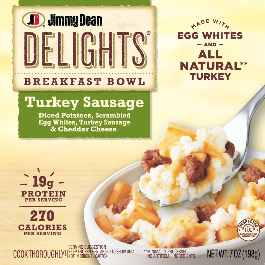 Jimmy Dean Delights Turkey Sausage Breakfast Bowl Frozen 7 Oz