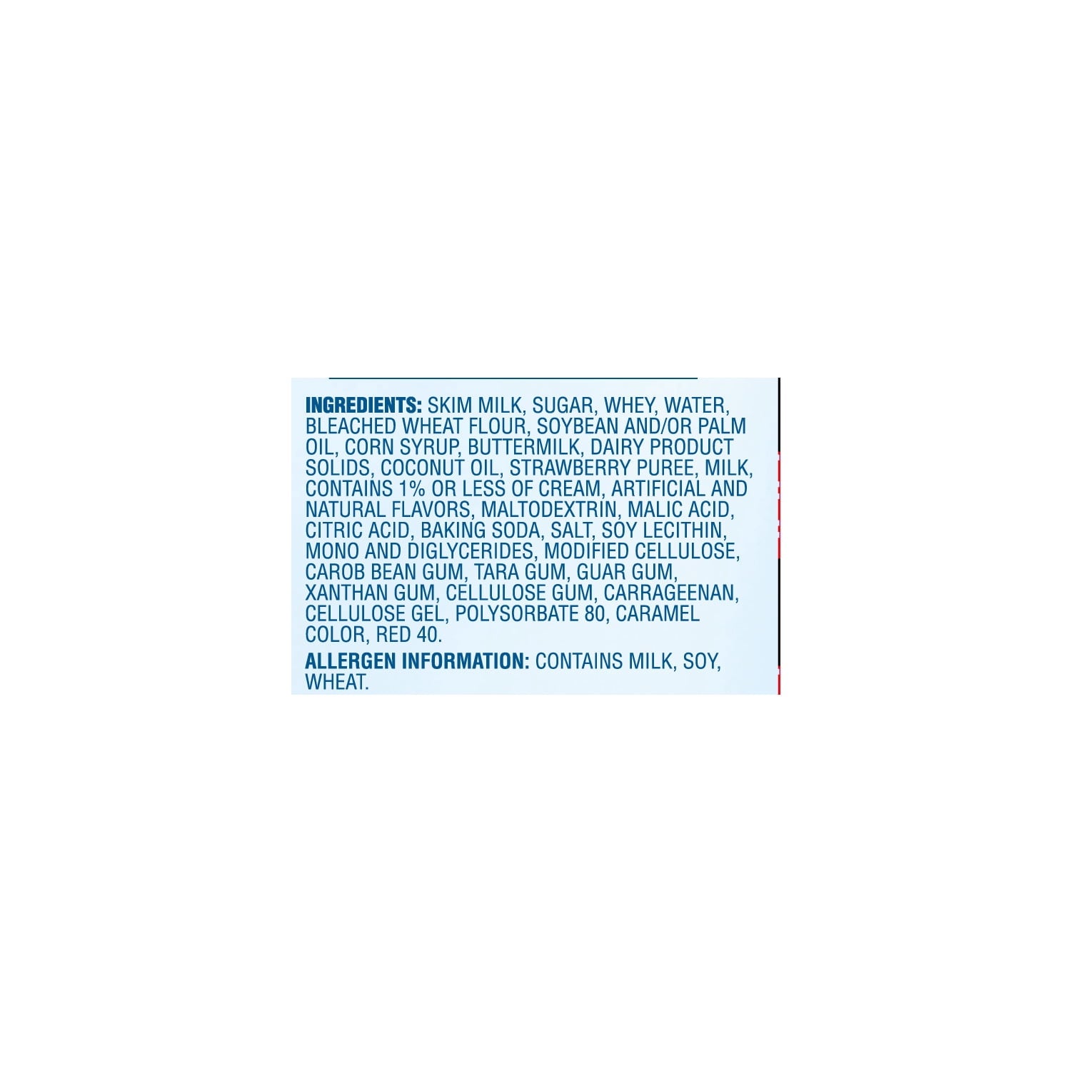 Blue Ribbon Classics Strawberry Shortcake Frozen Dessert Bars 12 Count 36 Fl Oz