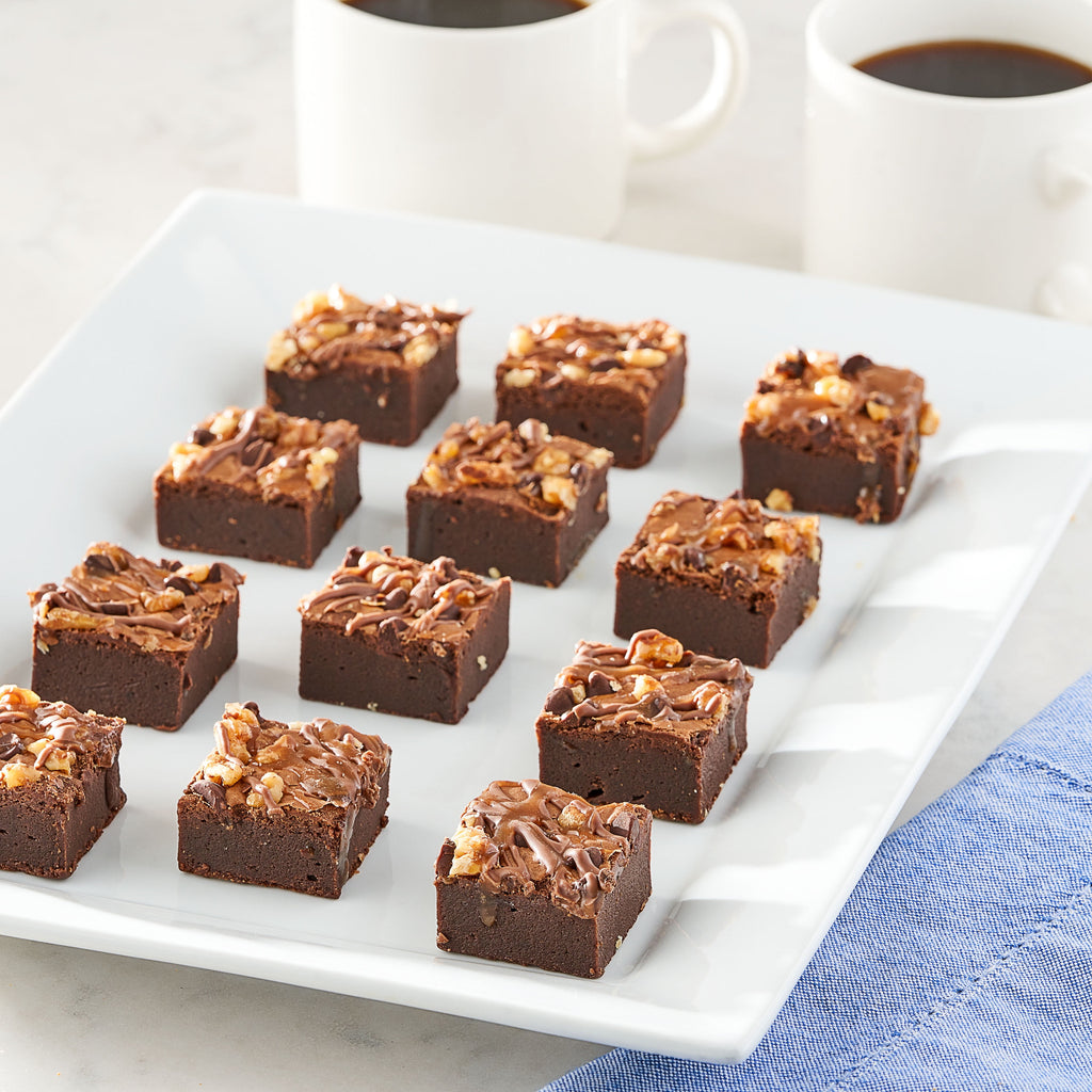 Bite Sized Turtle Chocolate Brownies 13.3 Oz 12 Count Marketside