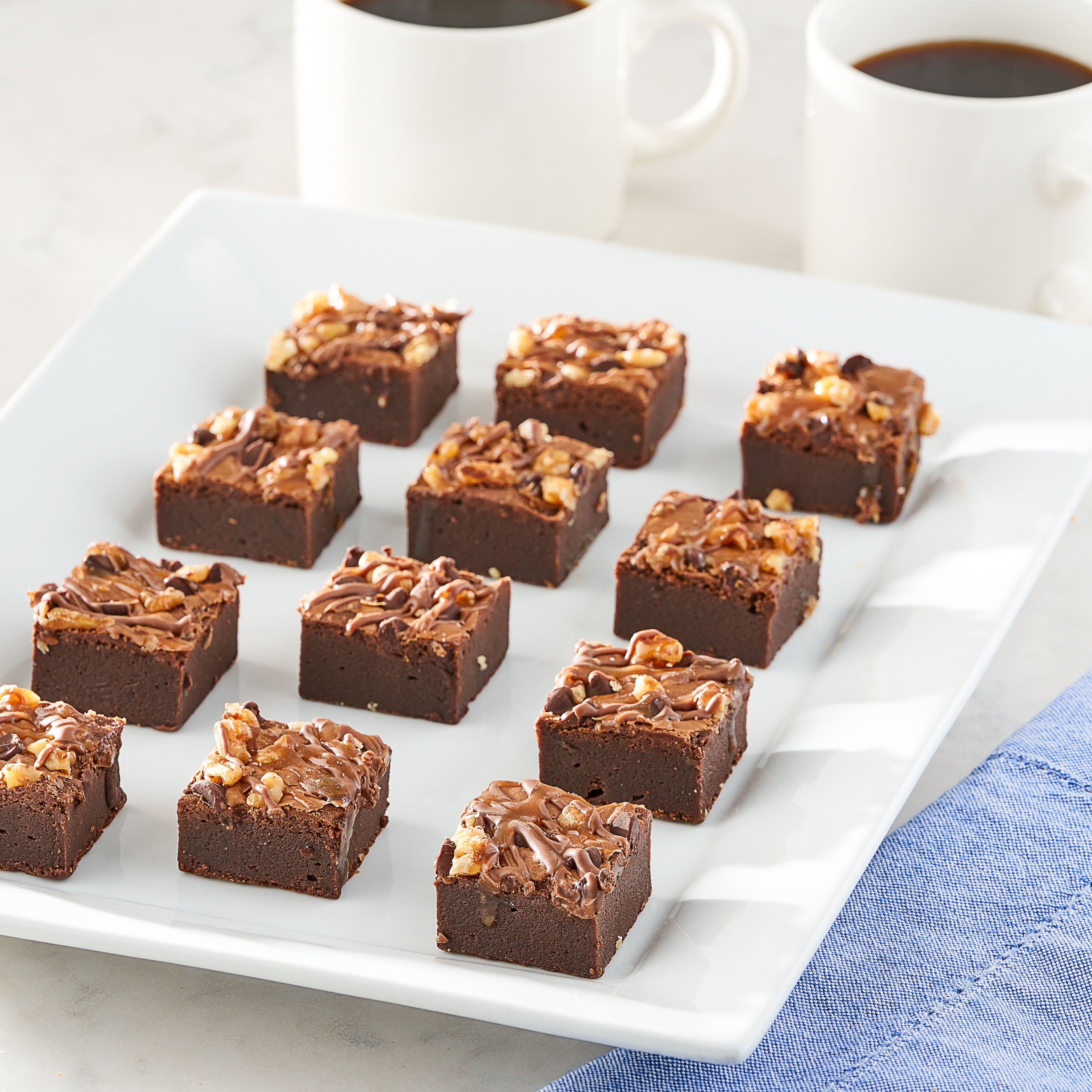 Bite Sized Turtle Chocolate Brownies 13.3 Oz 12 Count Marketside