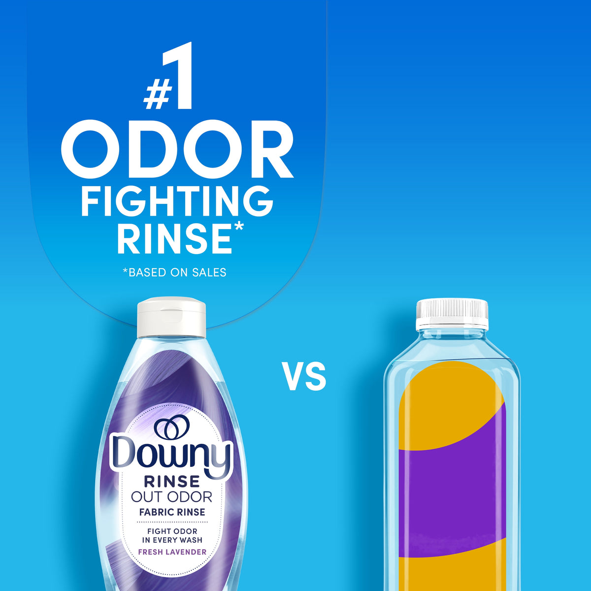 Downy Rinse Out Odor Laundry Rinse Fresh Lavender Scent 48 fl oz 70 Loads