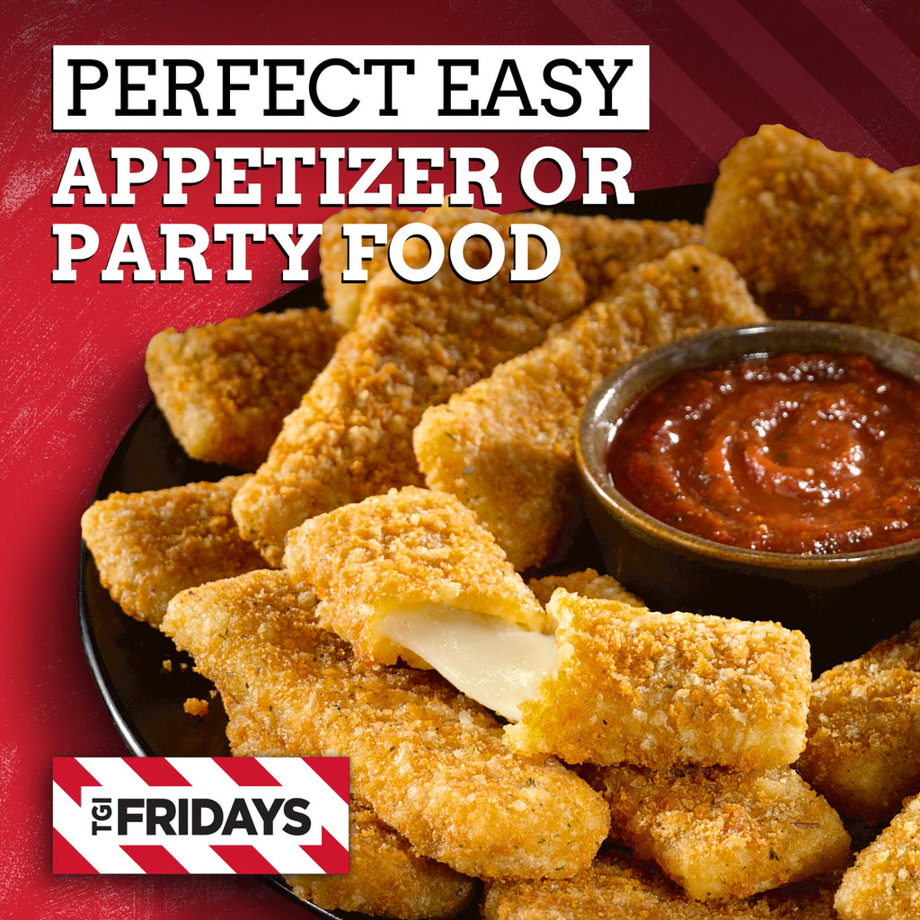 TGI Fridays Mozzarella Sticks Value Size Frozen Snacks with Marinara Sauce 30 Oz
