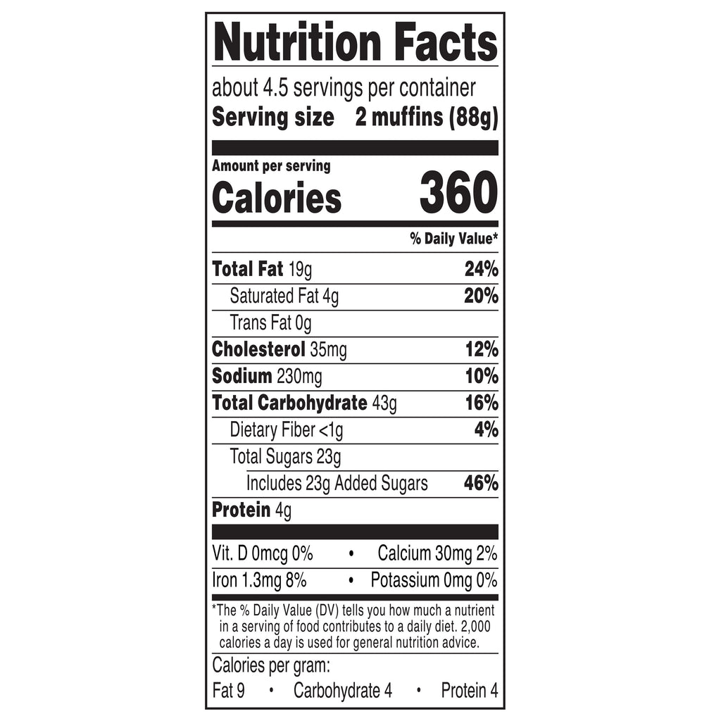 Coffee Cake Crumble Muffins 14 Oz 9 Count Marketside