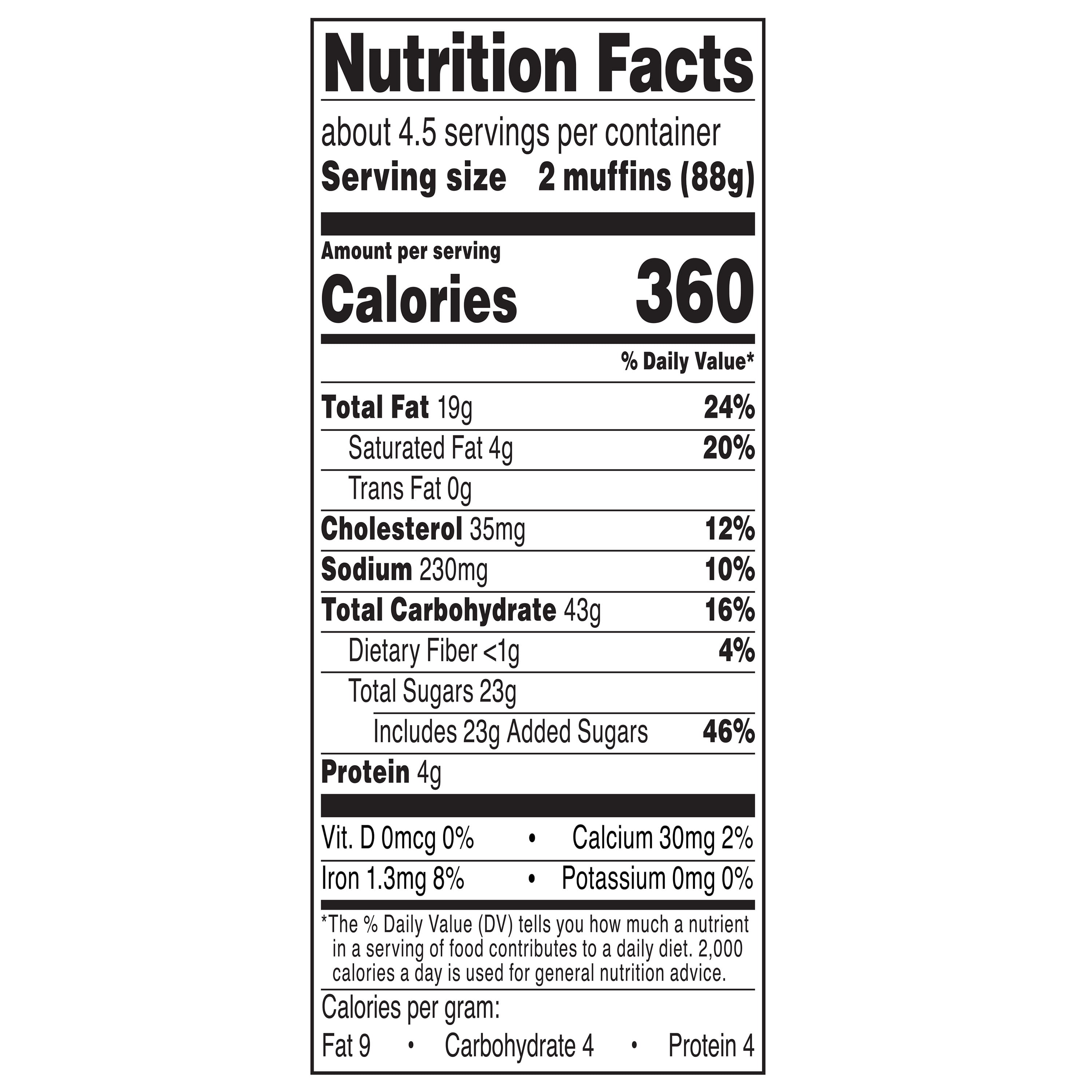 Coffee Cake Crumble Muffins 14 Oz 9 Count Marketside