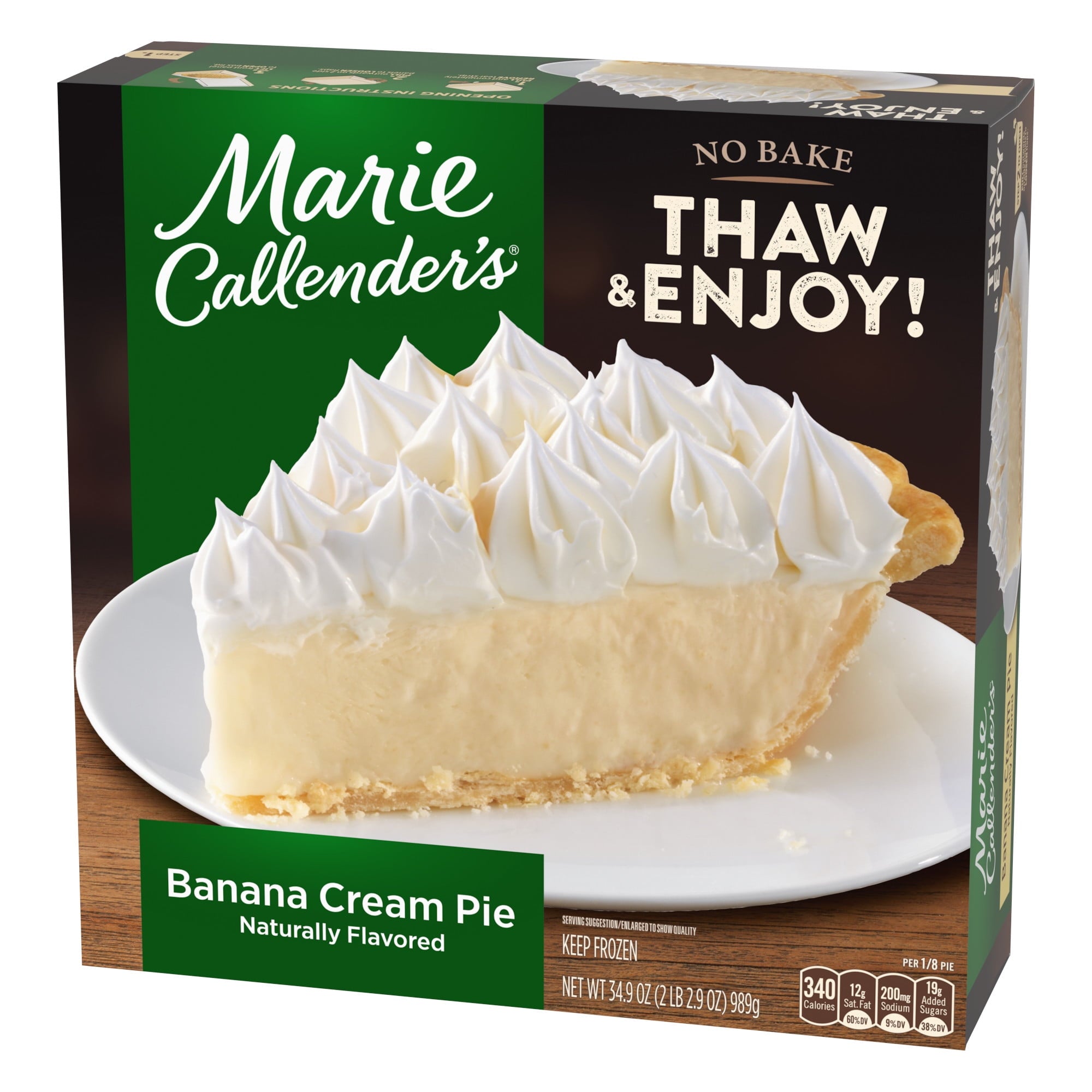 Banana Cream Pie 34.9 Oz Marie Callender's