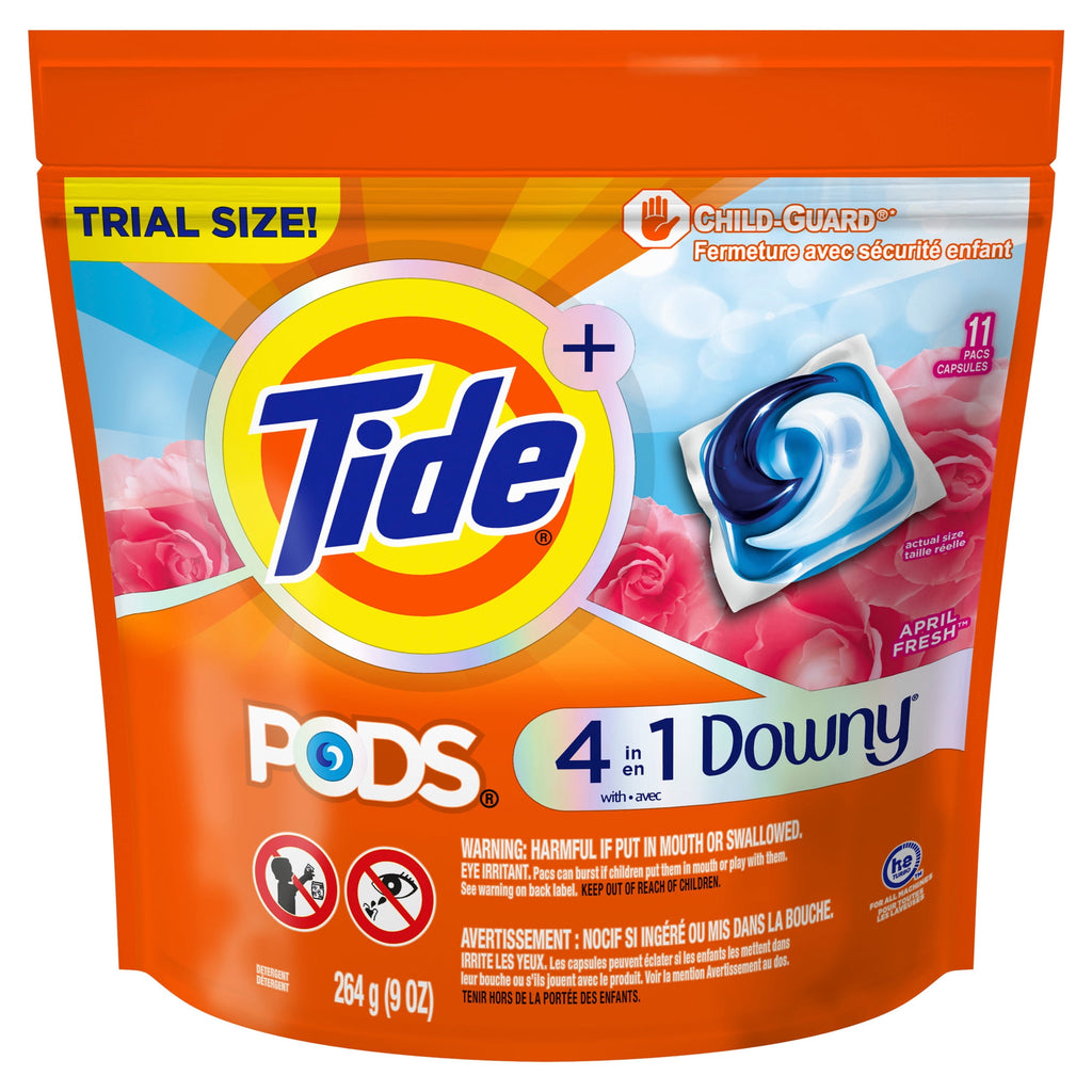 Tide PODS Laundry Detergent Pacs with Downy April Fresh Scent 11 Count