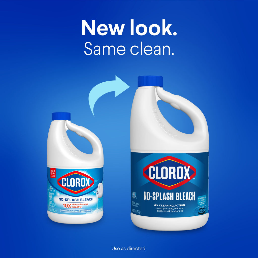 Clorox No Splash Bleach Unscented 77 fl oz
