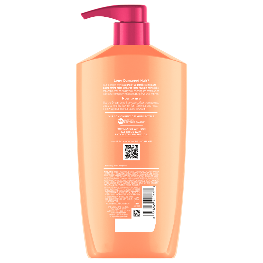 L'Oreal Paris Elvive Dream Lengths Detangling Conditioner for Long Hair 28 fl oz