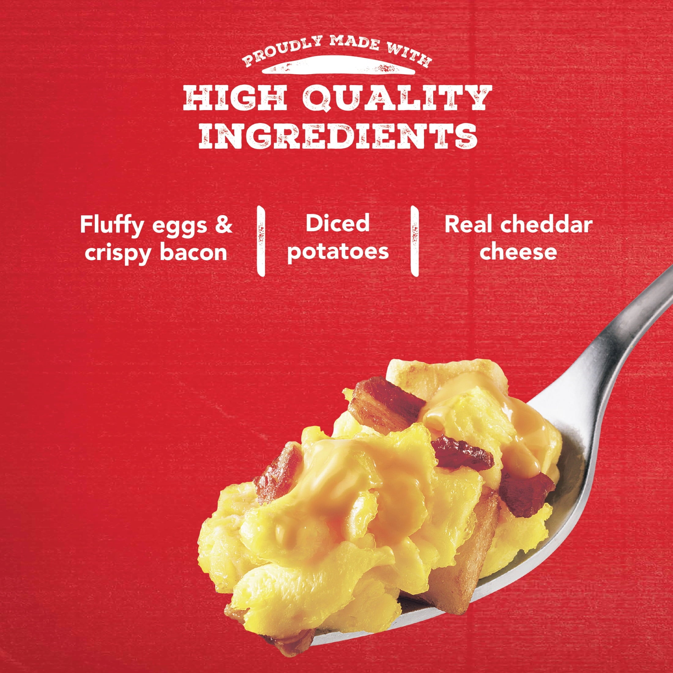 Jimmy Dean Eggs Potatoes Bacon Cheddar Breakfast Bowl Frozen 7 Oz
