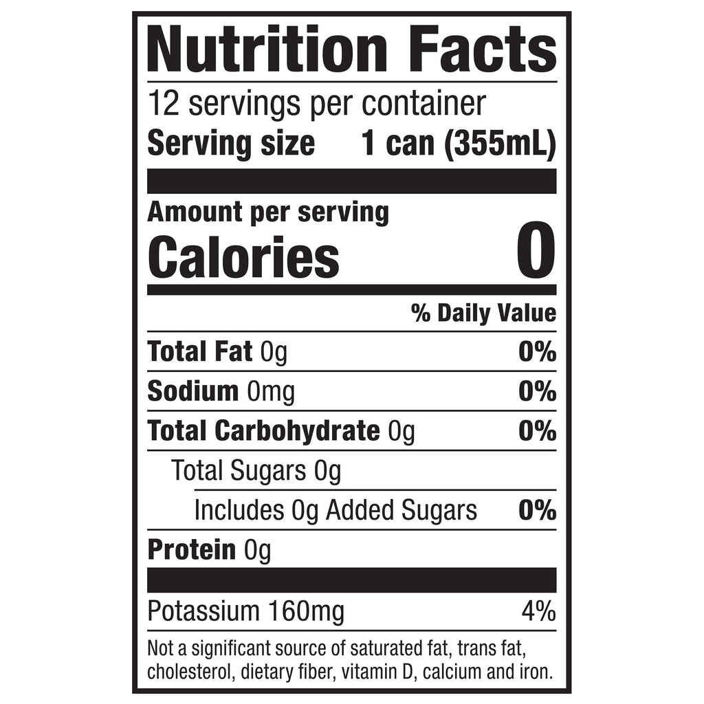 Clear American Golden Peach Sparkling Water 12 fl oz Cans 12 Pack