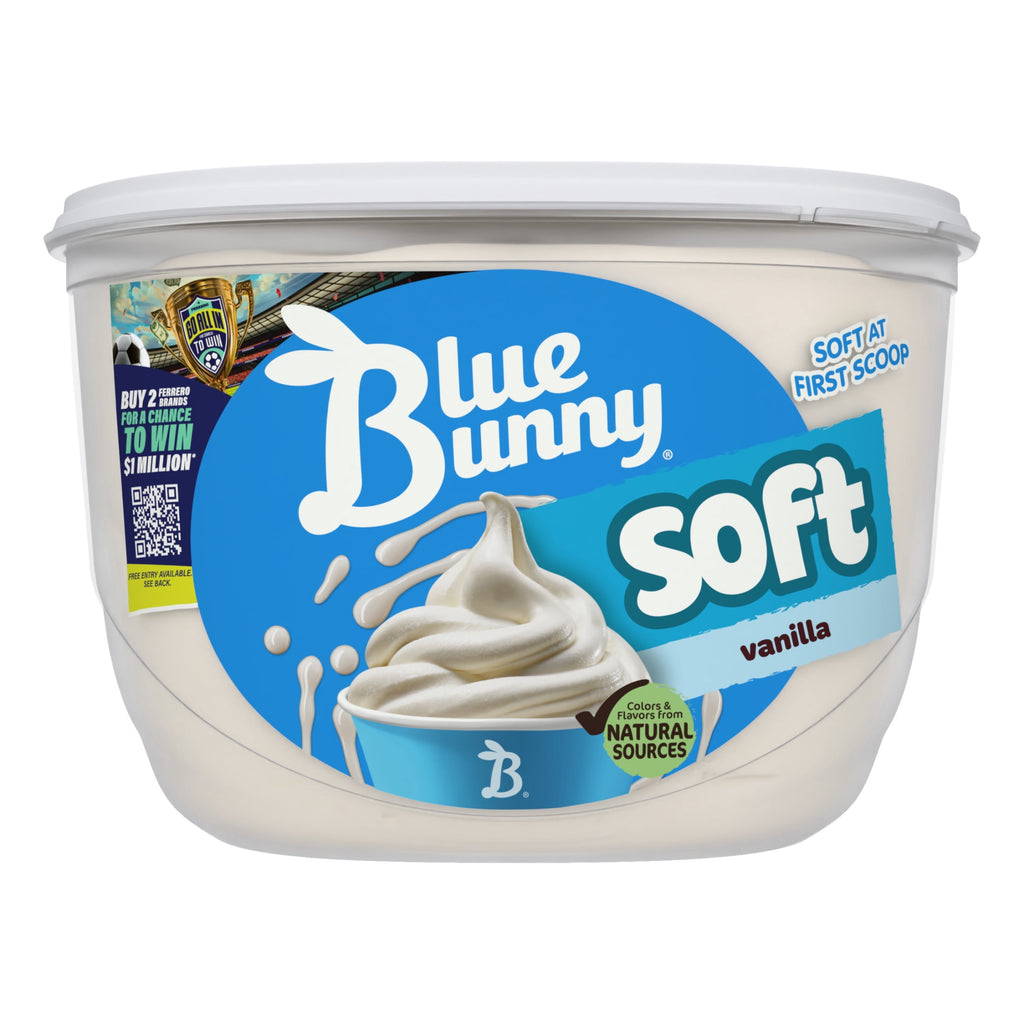 Blue Bunny Soft Vanilla Frozen Dairy Dessert 46 Fl Oz