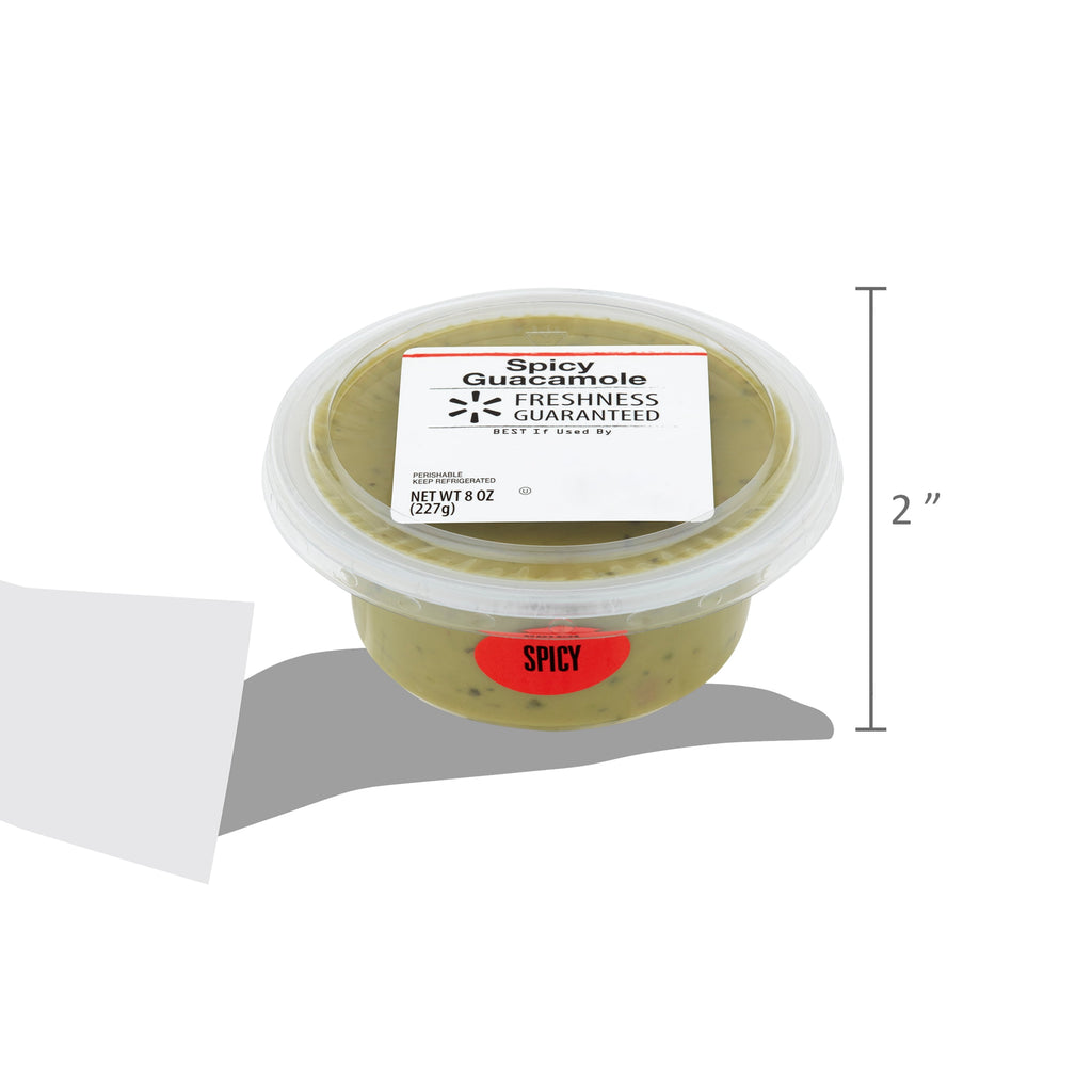 Freshness Guaranteed Spicy Guacamole 8 Oz Tub