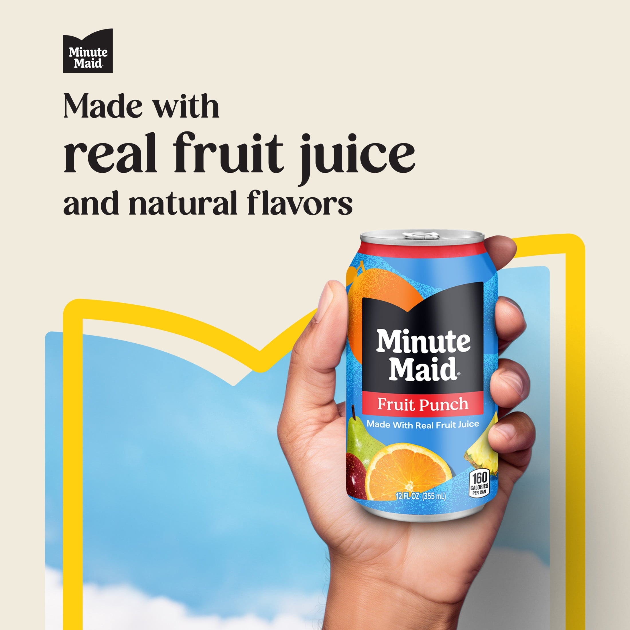 Minute Maid Fruit Punch Juice Drink 12 fl oz 12 Pack