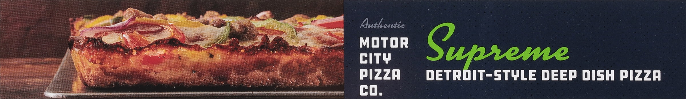 Motor City Pizza Co. Supreme Detroit-Style Frozen Pizza 29.44 Oz