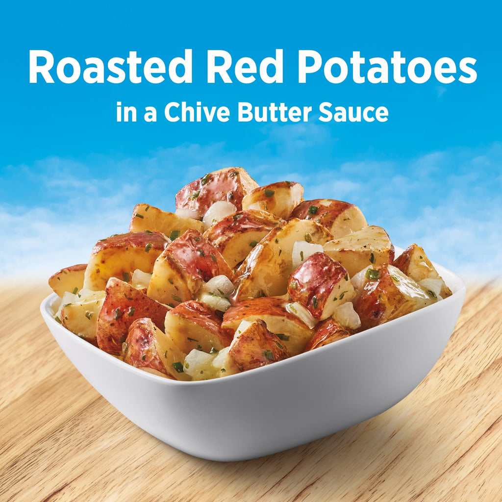Birds Eye Steamfresh Roasted Red Potatoes Chive Butter Sauce Frozen 10.8 Oz