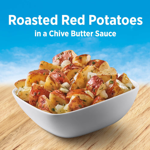 Birds Eye Steamfresh Roasted Red Potatoes Chive Butter Sauce Frozen 10.8 Oz