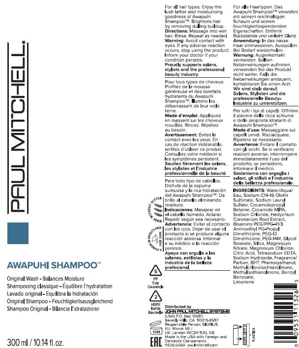 Paul Mitchell Awapuhi Shampoo Balances Moisture + Adds Shine for All Hair Types 10.14 fl oz