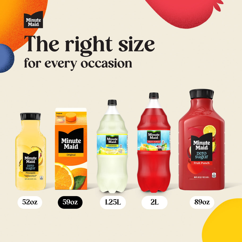 Minute Maid 100% Orange Juice Low Pulp Refrigerated 59 fl oz