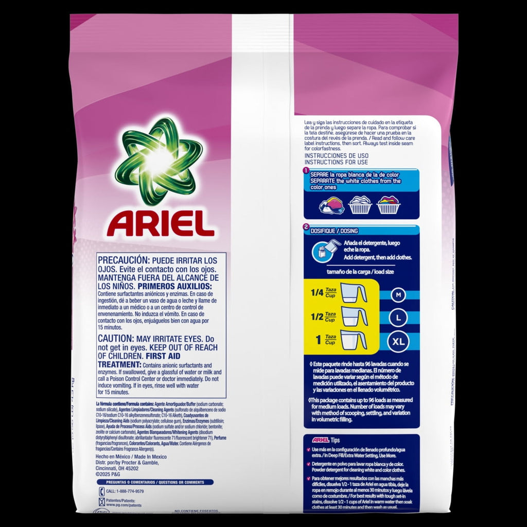Ariel Powder Laundry Detergent Touch of Downy Freshness 153 oz 96 Loads