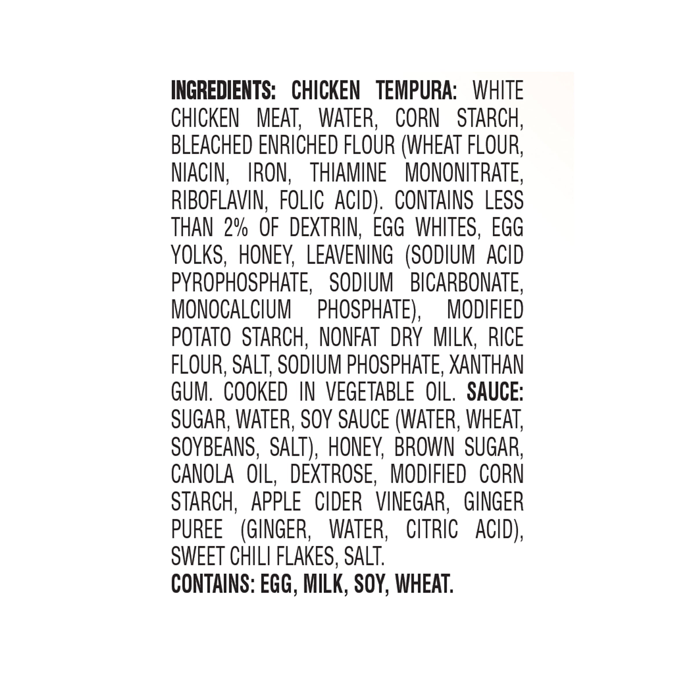 InnovAsian Cuisine Crispy Honey Chicken Frozen Meal 36 Oz