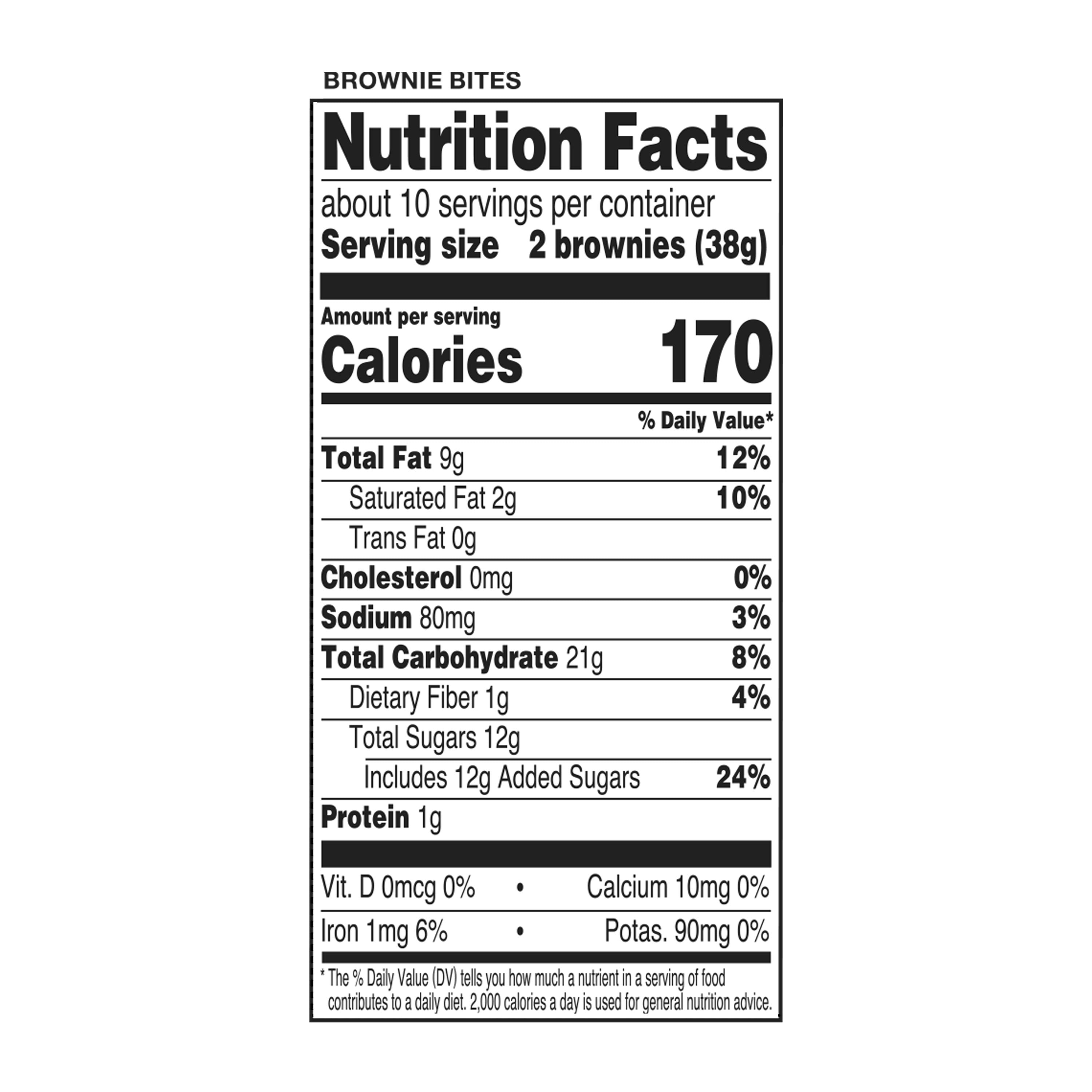 Brownie Bites 13.93 Oz 1 Count Freshness Guaranteed