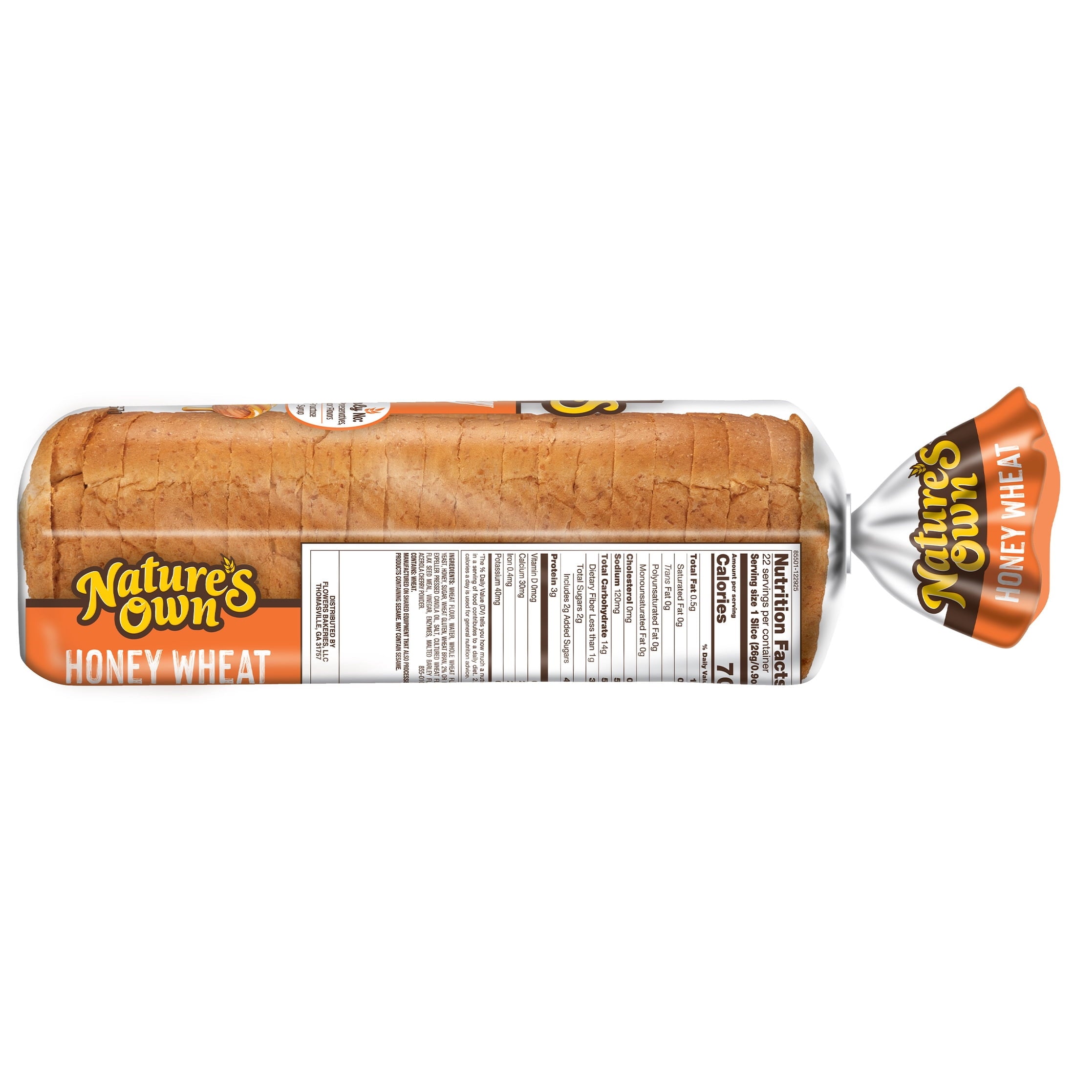 Honey Wheat Sandwich Bread 20 Oz Loaf