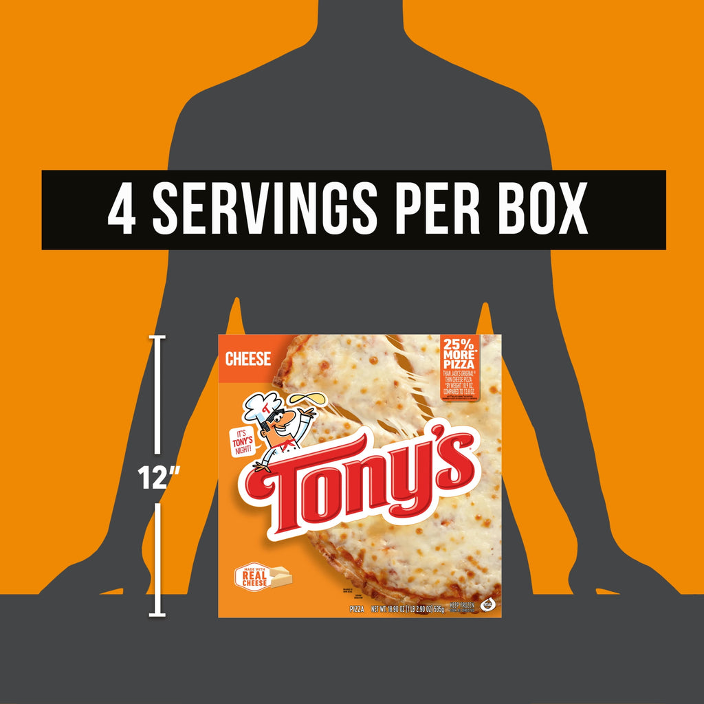 Tony's Cheese Pizzeria Style Crust Frozen Pizza 18.9 Oz